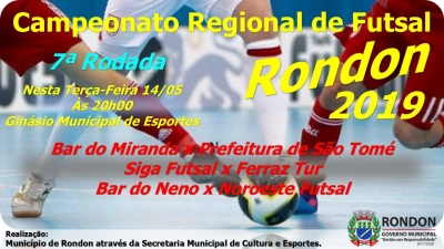7ª Rodada do Campeonato Regional de Futsal