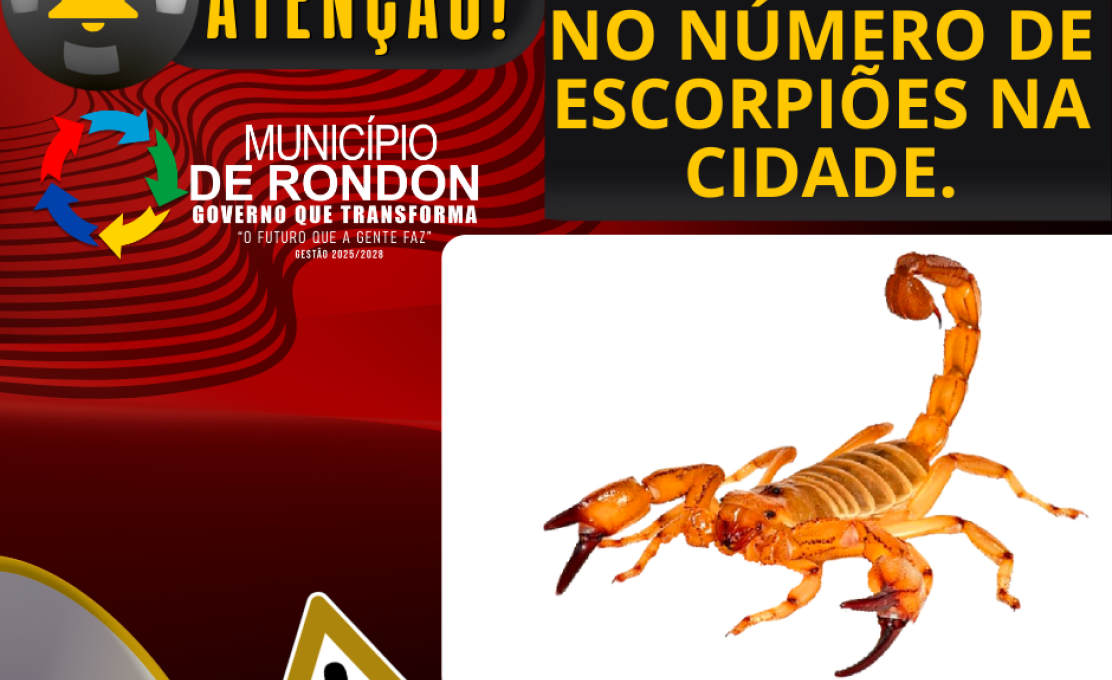 ESCORPIÃO ( Crescimento no número de escorpiões na cidade)