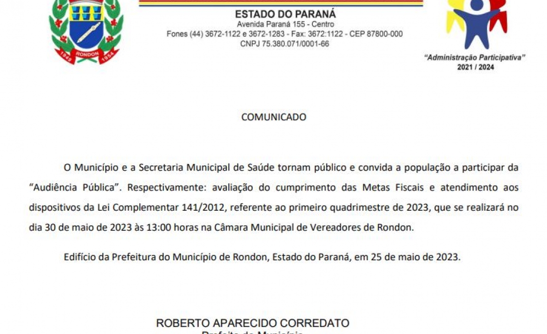 Comunicado