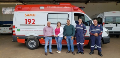 Município Recebe Nova Ambulância Para O Samu