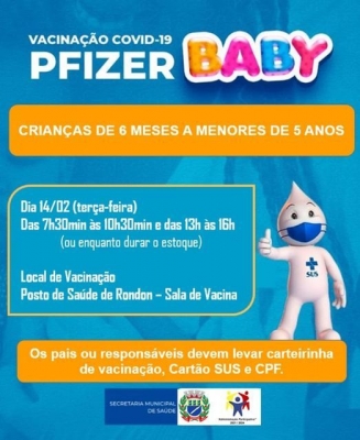 VACINAÇÃO COVID - 19 BABY