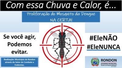 Combater a dengue é um dever meu, seu e de todos!