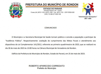 Comunicado