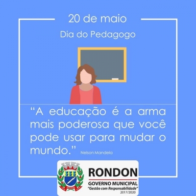 Parabéns a Todos os Pedagogos!