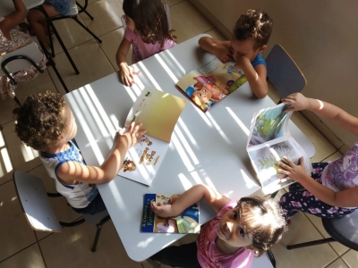 Professores Do Cmei Menino Deus Realizam Passeio Com Aula Educativa Semanalmente Até A Biblioteca Cidadã