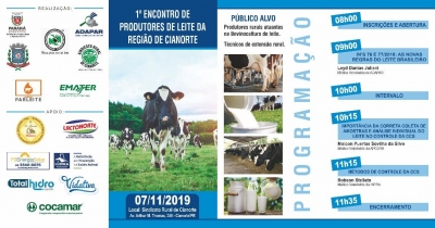 Convite: 1° Encontro De Produtores De Leite Da Região De Cianorte