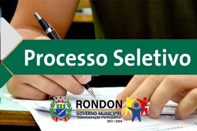 Edital - PSS Rondon