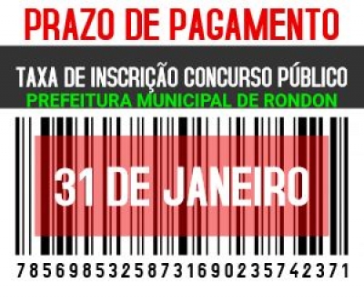 Atente-se ao prazo de pagamento da taxa de inscrição do concurso público