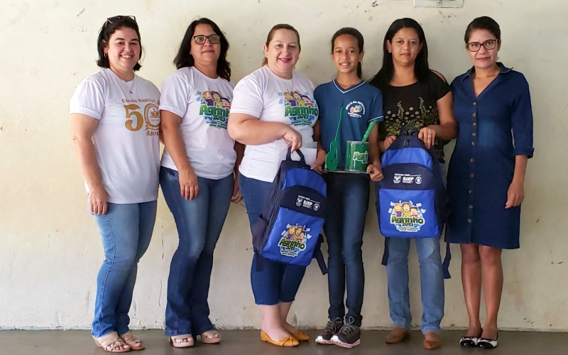 Aluna Sara Yasmin Premiada No Programa Agrinho 2019 É Homenageada  